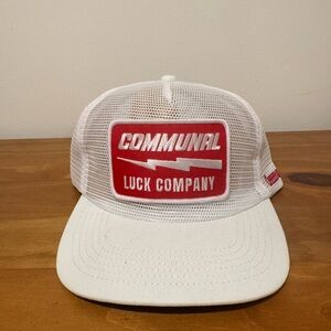 White Communal Cowboy Trucker Hat
